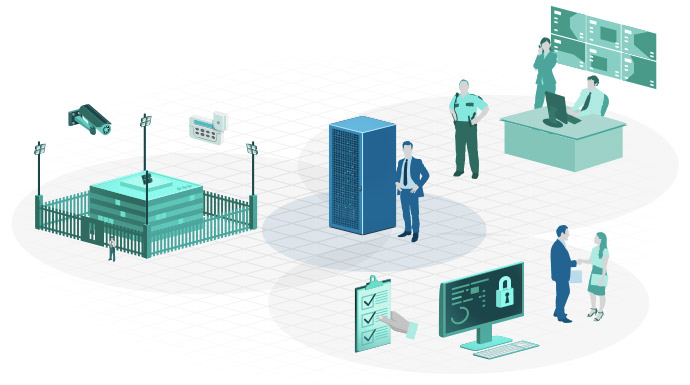 hyperscale data center infographic data center security