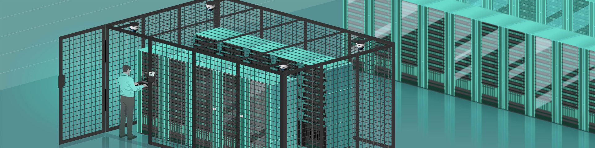 data centre cage and dedicated suite solutions