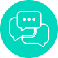 Icon with Speech Marks