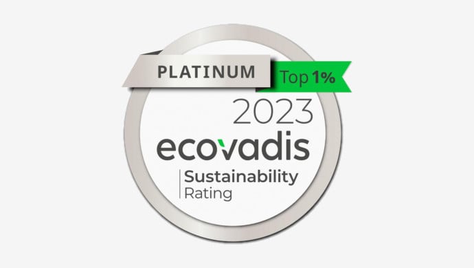 Ecovadis Platinum Award 2022