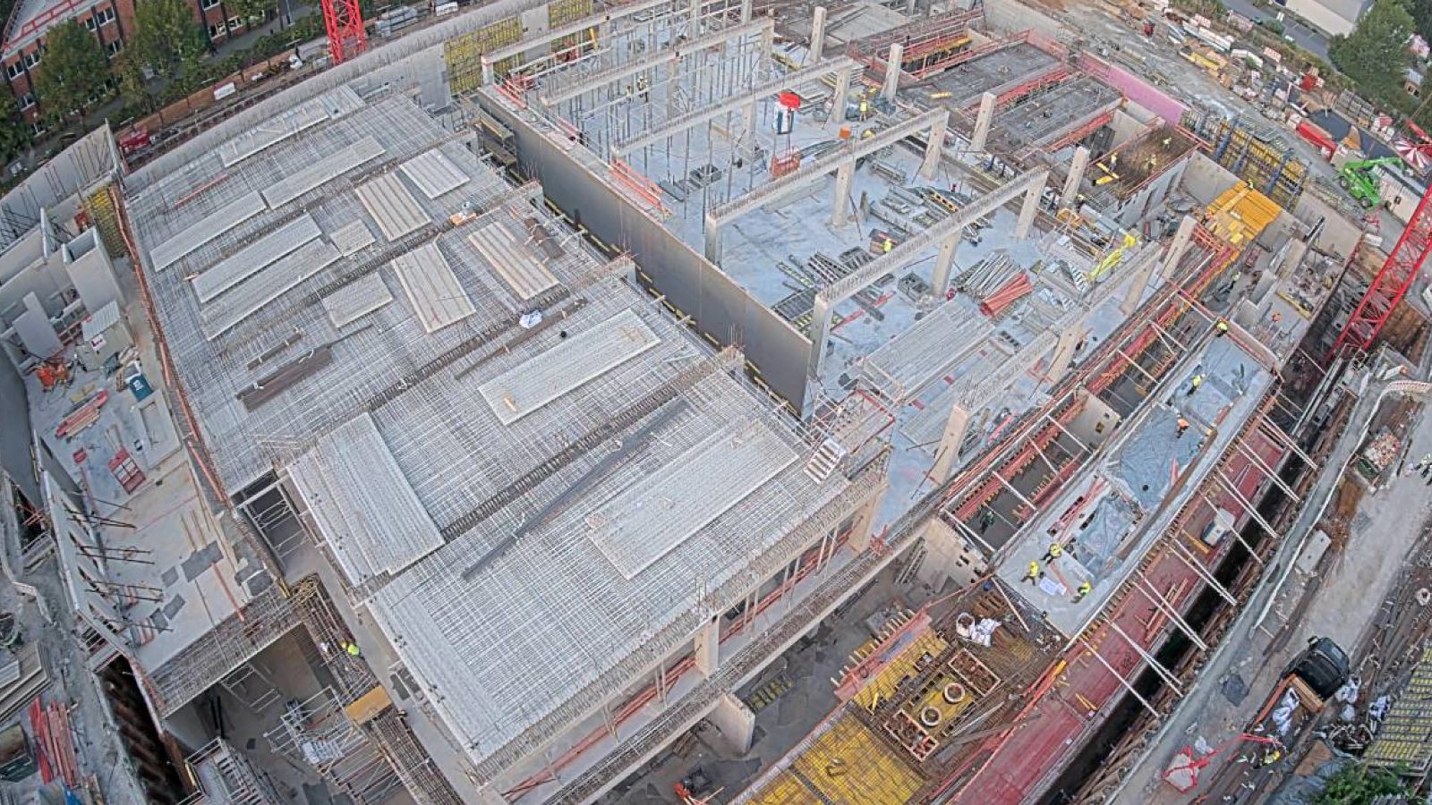 Frankfurt 3 data centre concrete