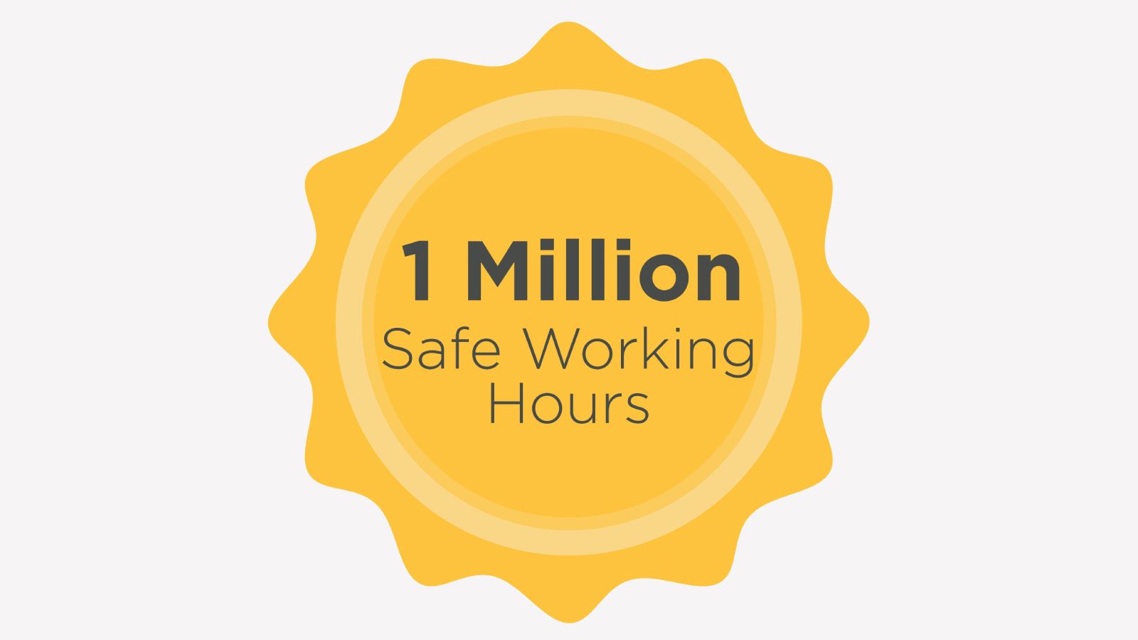1 million safe working hours icon