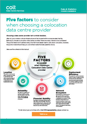 Five factors to consider when choosing a colocation data centre provider gartner logo