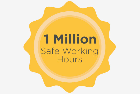Mumbai 1 million safe working hours